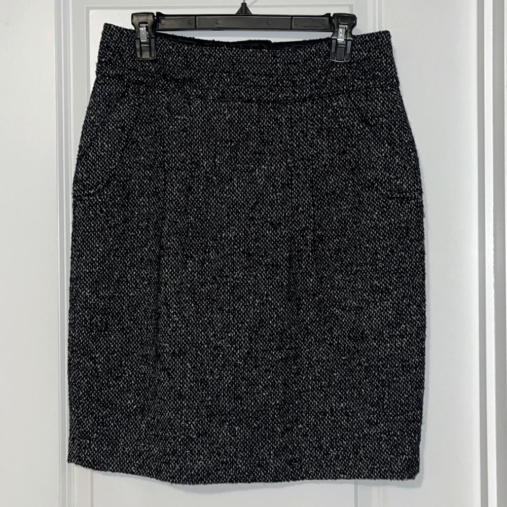 CAbi Slub Texture Pencil Skirt